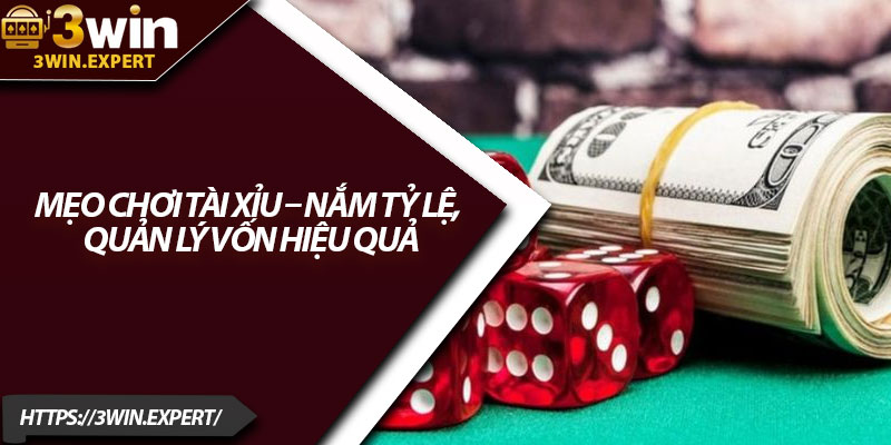 Mẹo Chơi Tài Xỉu – Nắm Tỷ Lệ, Quản Lý Vốn Hiệu Quả 8 Meo Choi Tai Xiu – Nam Ty Le Quan Ly Von Hieu Qua
